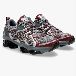 Asics Gel Quantum Kinetic Sneakers Sheet Rock & Dark Cherry Size 10 NWT